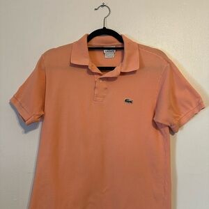 Lacoste Men's Polo Shirt in Peach